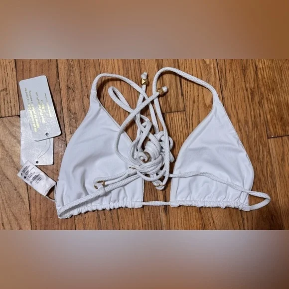 L*Space White Domino Stud Kara Top - Picture 5 of 5